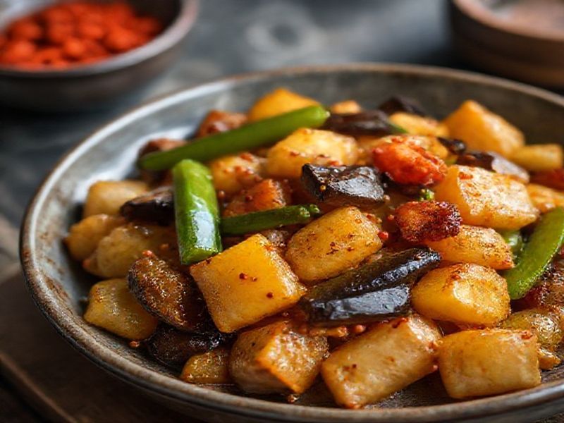 Di San Xian (Stir-fried Potatoes, Eggplant, and Green Peppers): The How to Cook Northeast Chinese Cuisine Dish and the Secret Recipe Revealed